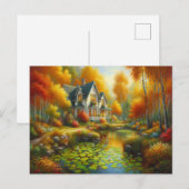 紅葉の家湖 ポストカード (正面/裏面)