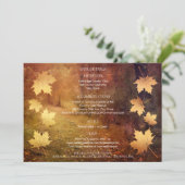 紅葉の小道と結婚式の詳細 (スタンド正面)