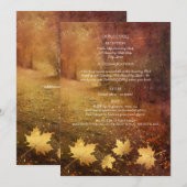 紅葉の小道 結婚式の詳細 (正面/裏面)