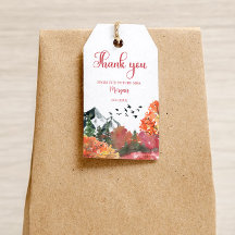 紅葉の山林 ブライダルシャワー 感謝