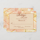 紅葉の応答カード 出欠カード (正面/裏面)