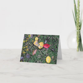 紅葉の悔やみや弔慰カード カード