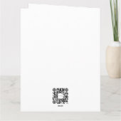 紅葉の感謝祭　折りたたみ式グリーティングカード カード (裏面)