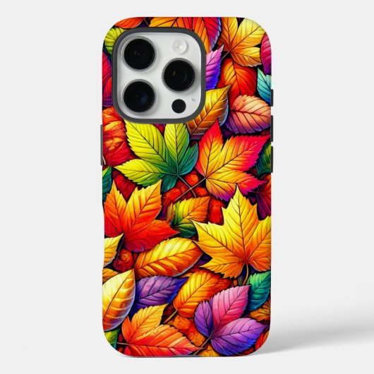 紅葉の打抜き模様の携帯ケース Case-Mate iPhoneケース (裏面)