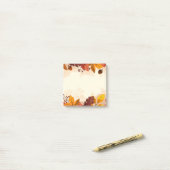 紅葉の投稿 ポストイット (デスク上)