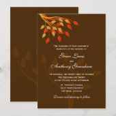 紅葉の招待状 招待状 (正面/裏面)