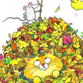紅葉の挨拶 カード