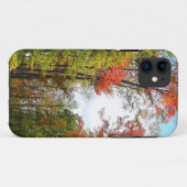 紅葉の木と青空の秋の自然写真 Case-Mate iPhoneケース (裏面(横))