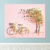 紅葉の木#2 キャンバスプリント (インサイチュ (ウッドフロア))