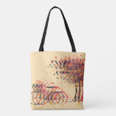 紅葉の木#3 トートバッグ (裏面)