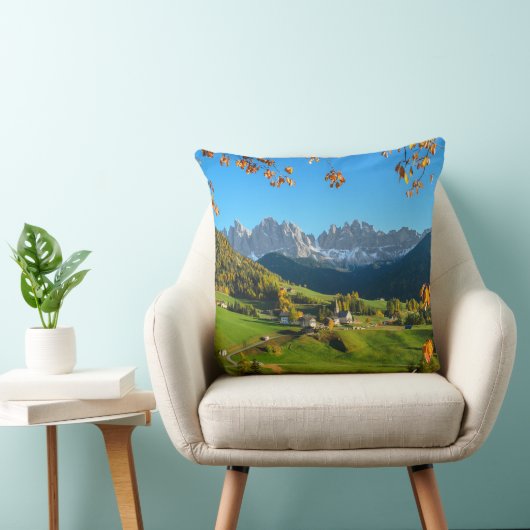 紅葉の枕が付いているValのディディミアムのFunesの谷 クッション (椅子)