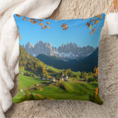 紅葉の枕が付いているValのディディミアムのFunesの谷 クッション (ブランケット)