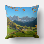 紅葉の枕が付いているValのディディミアムのFunesの谷 クッション (裏面)