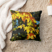 紅葉の枕 クッション (ブランケット)