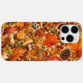 紅葉の森のキノコ模様 | あたたかな秋の葉 Case-Mate iPhoneケース (裏面 (横))