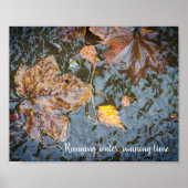 紅葉の森のストリームポスター ポスター (正面)