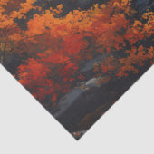 紅葉の森の橋 薄葉紙 (詳細)