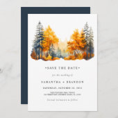 紅葉の森の結婚式 セーブザデート (正面/裏面)