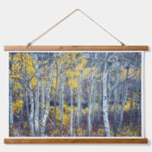 紅葉の森の風景 吊り下げ型タペストリー (正面)