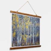 紅葉の森の風景 吊り下げ型タペストリー (傾斜あり)