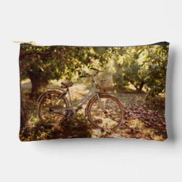 紅葉の森 ビンテージ自転車ポーチ アクセサリーポーチ