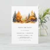 紅葉の森 ミニマリスト セーブザデート (スタンド正面)