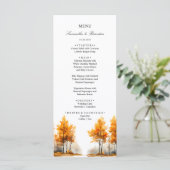 紅葉の森 秋の結婚式 メニュー (スタンド正面)