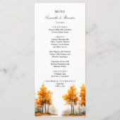 紅葉の森 秋の結婚式 メニュー (正面)