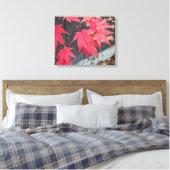 紅葉の植物画 キャンバスプリント (インサイチュ (寝室))