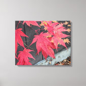 紅葉の植物画 キャンバスプリント (正面)