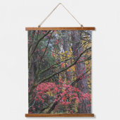 紅葉の植物画 吊り下げ型タペストリー (正面)