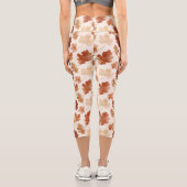 紅葉の模様 あたたかオータムリーフ カプリレギンス (裏面)