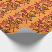 紅葉の渦巻くこと ラッピングペーパー (角)