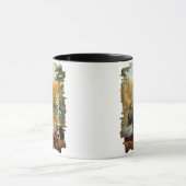 紅葉の湖畔のトルコ マグカップ (中央)