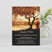 紅葉の湖畔リハーサルディナー招待状 招待状 (スタンド正面)