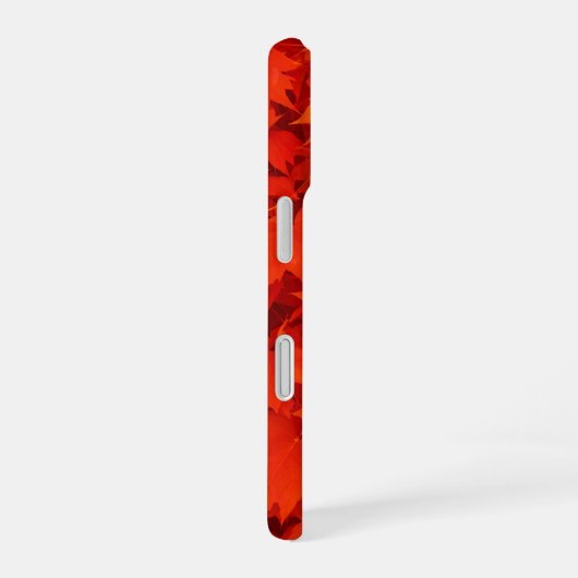 紅葉の炎 iPhone 16ケース (右側面)