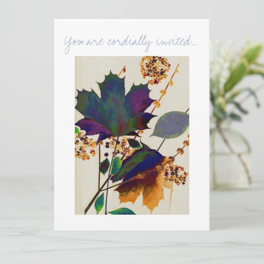 紅葉の王室の色 招待状 (スタンド正面)