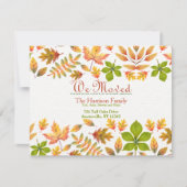 紅葉の発表 案内状 (正面)