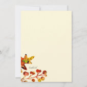 紅葉の発表 案内状 (裏面)