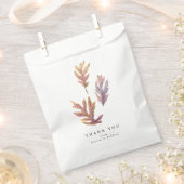 紅葉の秋の結婚式　ありがとうございます フェイバーバッグ (クリップ留めされた状態)