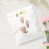 紅葉の秋の結婚式　ありがとう フェイバーバッグ (封をした状態)