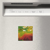 紅葉の秋の自然撮影 マグネット (インサイチュ (食洗機))