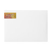 紅葉の秋の自然撮影 ラップアラウンドラベル (正面)