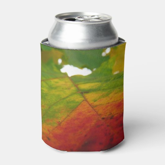 紅葉の秋の自然撮影 缶クーラー (缶正面)