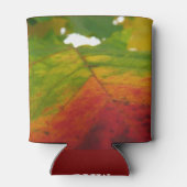 紅葉の秋の自然撮影 缶クーラー (裏面)