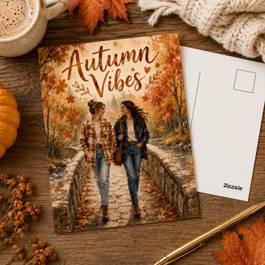 紅葉の秋 ポストカード
