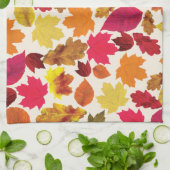 紅葉の紅葉 キッチンタオル (折り畳み)