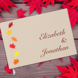 紅葉の結婚式 ゲストブック