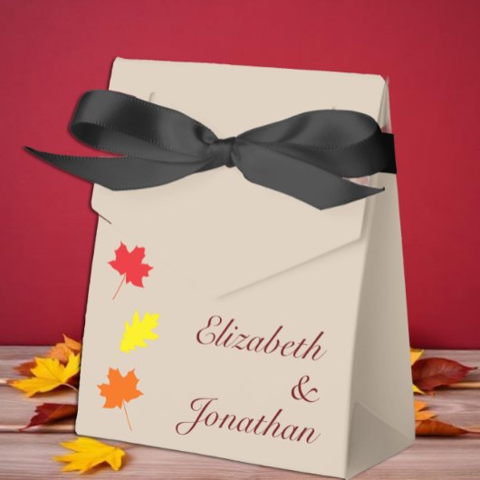 紅葉の結婚式 フェイバーボックス