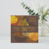 紅葉の結婚記念日 招待状 (スタンド正面)